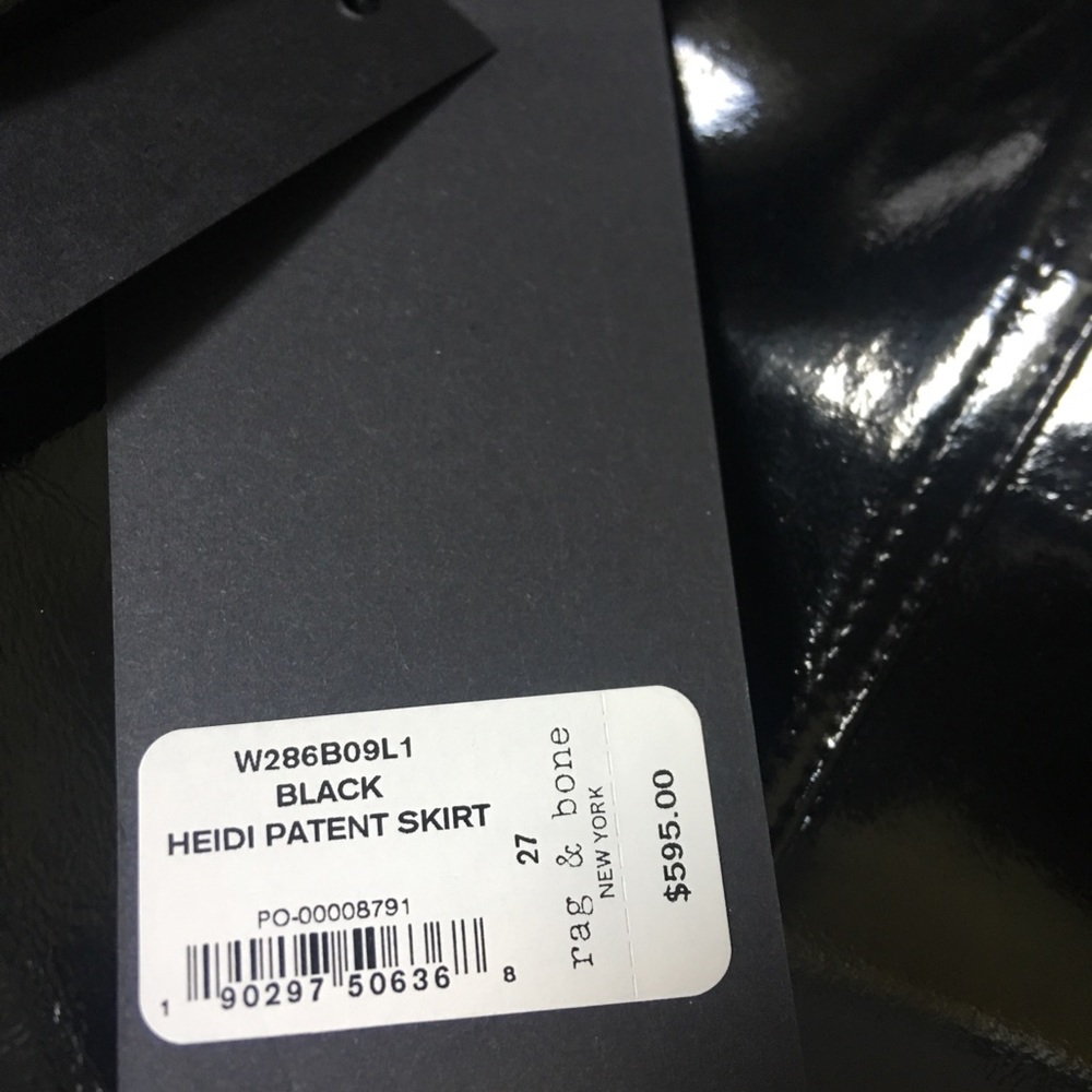 Rag & Bone Heidi Patent Skirt - Picture 6 of 8